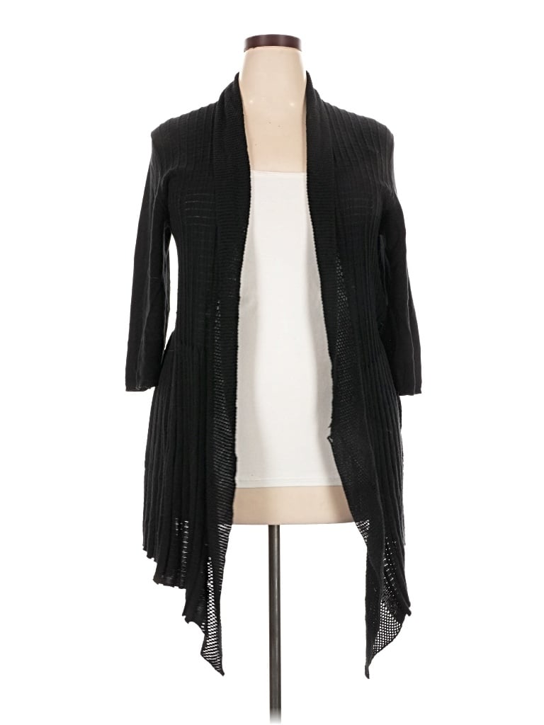 Pre-owned Belldini Cardigan Sweater In Black