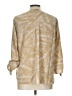 MICHAEL Michael Kors 100% Polyester Gold 3/4 Sleeve Blouse Size L - photo 2
