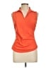 Express Orange Sleeveless Blouse Size 10 - photo 1