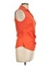 Express Orange Sleeveless Blouse Size 10 - photo 4