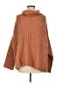 Free People Brown Turtleneck Sweater Size S - photo 1