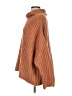 Free People Brown Turtleneck Sweater Size S - photo 5