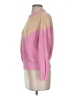 THML 100% Cotton Color Block Pink Pullover Sweater Size XS - photo 5
