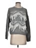 THML 100% Cotton Chevron-herringbone Gray Pullover Sweater Size XS - photo 1