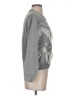 THML 100% Cotton Chevron-herringbone Gray Pullover Sweater Size XS - photo 4