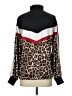 Pam & Gela 100% Polyester Animal Print Black Track Jacket Size S - photo 2
