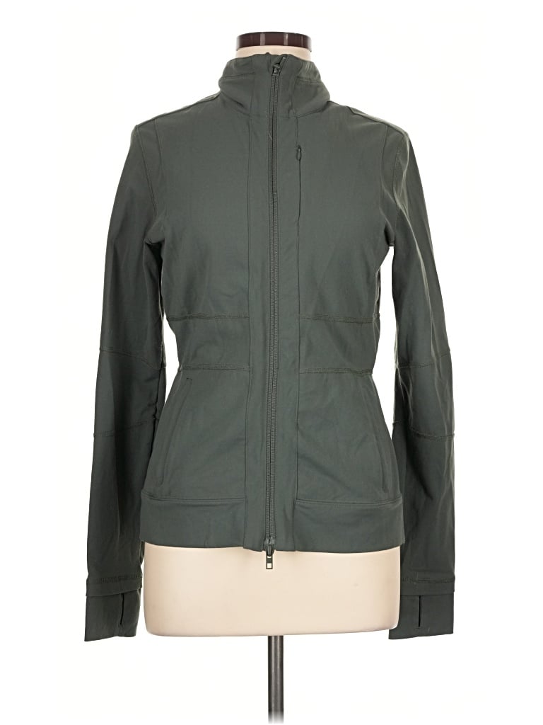 Pre-owned Roots Zip Up Hoodie In Green