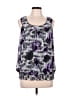 DressBarn 100% Polyester Gray Sleeveless Blouse Size L - photo 1