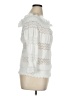 Deletta 100% Polyester Ivory 3/4 Sleeve Top Size M - photo 4