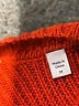 Equipment 100% Wool Solid Orange Wool Pullover Sweater Size M - photo 8