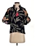 THML 100% Rayon Black 3/4 Sleeve Blouse Size XS - photo 1