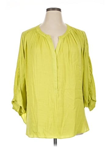 JLo by Jennifer Lopez 3/4 Sleeve Blouse (view 1)