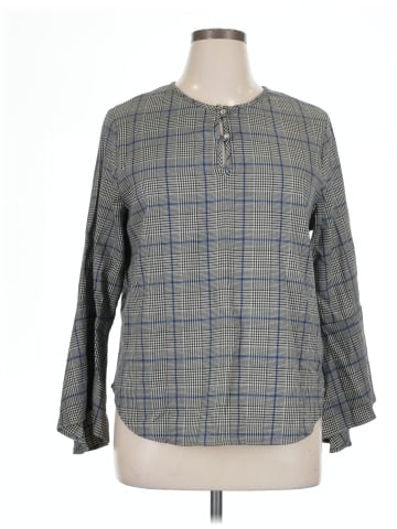 Karen Kane Long Sleeve Blouse (view 1)