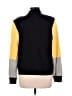 St. John Color Block Gray Yellow Wool Cardigan Size L - photo 2