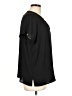 Unbranded 100% Polyester Black Short Sleeve Blouse Size L - photo 4