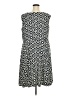 Wisp Print Black Casual Dress Size 22 - photo 2