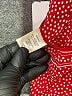 Max Studio Polka Dots Red Casual Dress Size L - photo 8