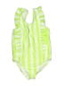 Carter's Stripes Green One Piece Swimsuit Size 3T - photo 1