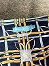 J. McLaughlin 100% Cotton Tweed Blue Long Sleeve Button-Down Shirt Size M - photo 7