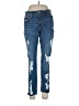Express Hearts Blue Jeans Size 12 - photo 1