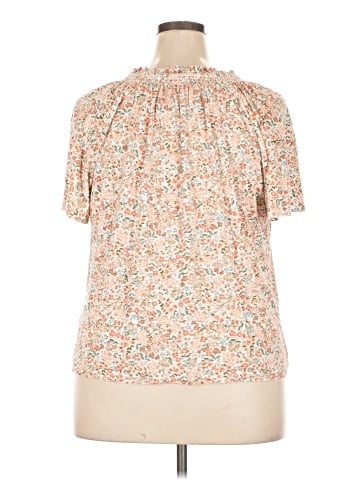 Rose + Olive Short Sleeve Blouse (view 2)