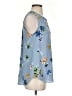 Daniel Rainn 100% Polyester Blue Sleeveless Blouse Size S - photo 4
