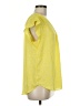 Chaus 100% Polyester Yellow Sleeveless Blouse Size M - photo 4