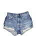 Levi's 100% Cotton Blue Denim Shorts Size 24 waist - photo 1