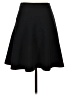Reiss 100% Polyester Solid Black Formal Skirt Size 4 - photo 2