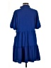 1.State 100% Polyester Solid Blue Casual Dress Size M - photo 2