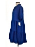 1.State 100% Polyester Solid Blue Casual Dress Size M - photo 5
