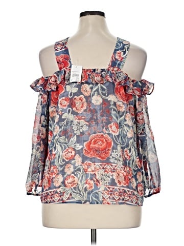 Cato 3/4 Sleeve Blouse (view 2)