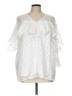 Haute Hippie 100% Polyester White 3/4 Sleeve Blouse Size L - photo 1