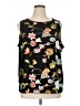 Renee C. 100% Polyester Black Sleeveless Top Size 1X - photo 1