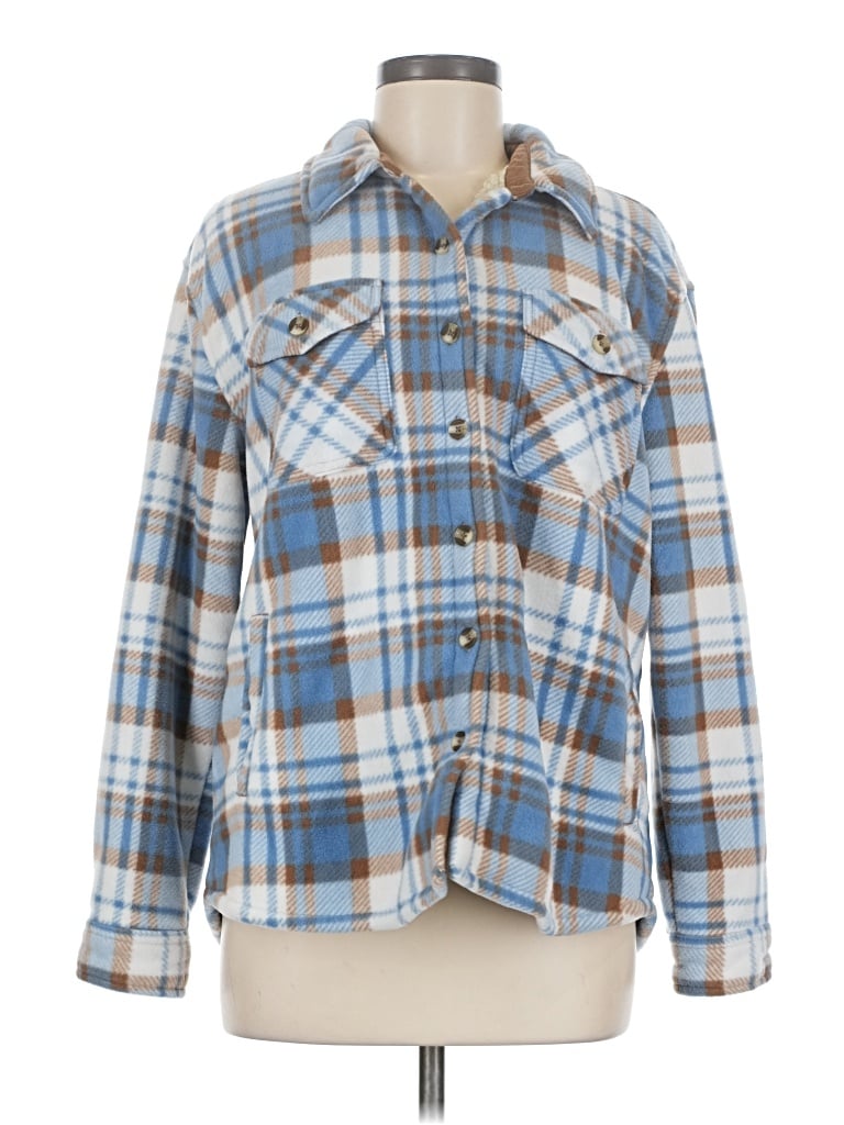 Pre-owned Sage Collective Jacket In Blue