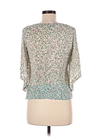 French Connection 3/4 Sleeve Silk Top (view 2)