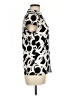 Alfani Polka Dots Ivory Short Sleeve Blouse Size M - photo 4