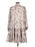 Sam Edelman 100% Polyester Floral Ivory Casual Dress Size L - photo 2