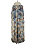 Free People 100% Polyester Floral Orange Blue Casual Pants Size S - photo 1