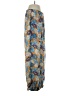 Free People 100% Polyester Floral Orange Blue Casual Pants Size S - photo 4