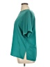 Notations 100% Polyester Teal Short Sleeve Top Size 1X - photo 5
