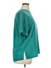 Notations 100% Polyester Teal Short Sleeve Top Size 1X - photo 4