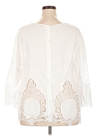Cynthia Rowley 3/4 Sleeve Top (view 2)