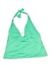 Mossimo Solid Green Swimsuit Top Size L - photo 2