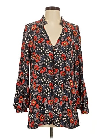 Free People 3/4 Sleeve Blouse (view 1)