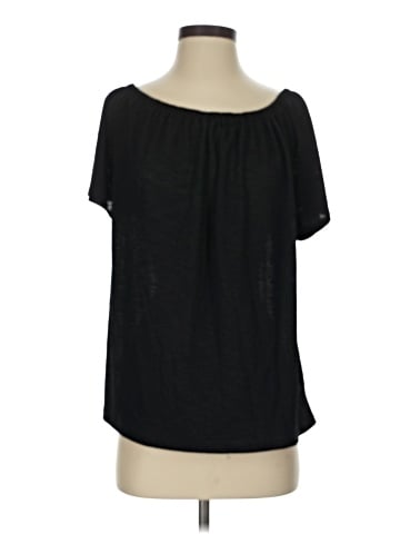 Casual Couture by Green Envelope Short Sleeve Blouse (view 1)