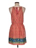 Mine 100% Polyester Paisley Orange Casual Dress Size M - photo 2