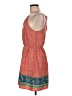 Mine 100% Polyester Paisley Orange Casual Dress Size M - photo 5
