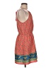 Mine 100% Polyester Paisley Orange Casual Dress Size M - photo 4