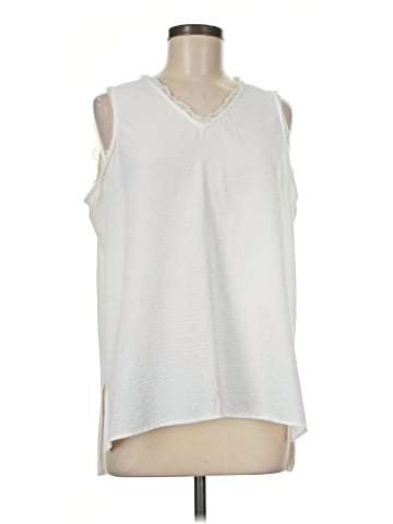 Adrianna Papell Sleeveless Blouse (view 1)